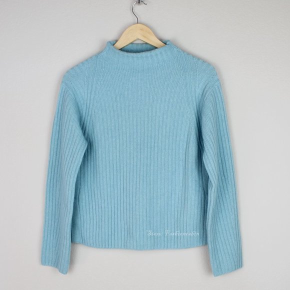 NWT Vince Wool Cashmere Mock Neck Sweater - Picture 2 of 16